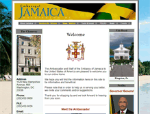 Tablet Screenshot of embassyofjamaica.org